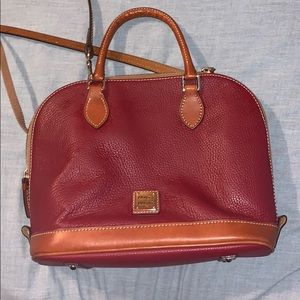 Authentic Dooney & Bourke zip zip satchel